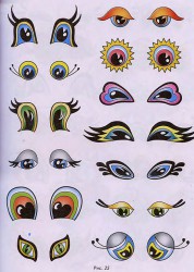 разные формы глаз