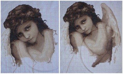Angel крестиком вышиваем картины