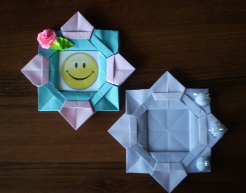 Рамка в технике оригами