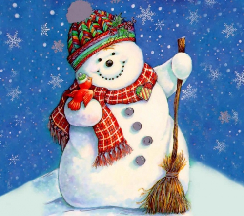 снеговик, снеговики, подборка схем для вышивки крестом, новый год, вышивка к новому году