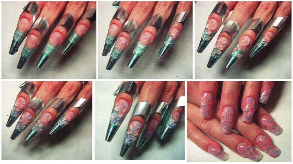 учимся рисовать на ногтях красками