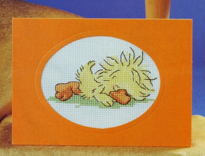 открытка с цыпленком