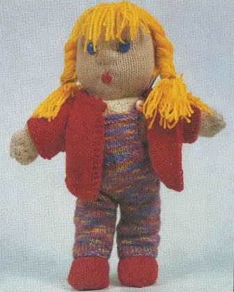 вязанная кукла