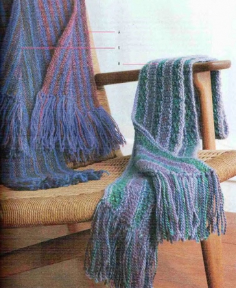 вяжем шарфы
