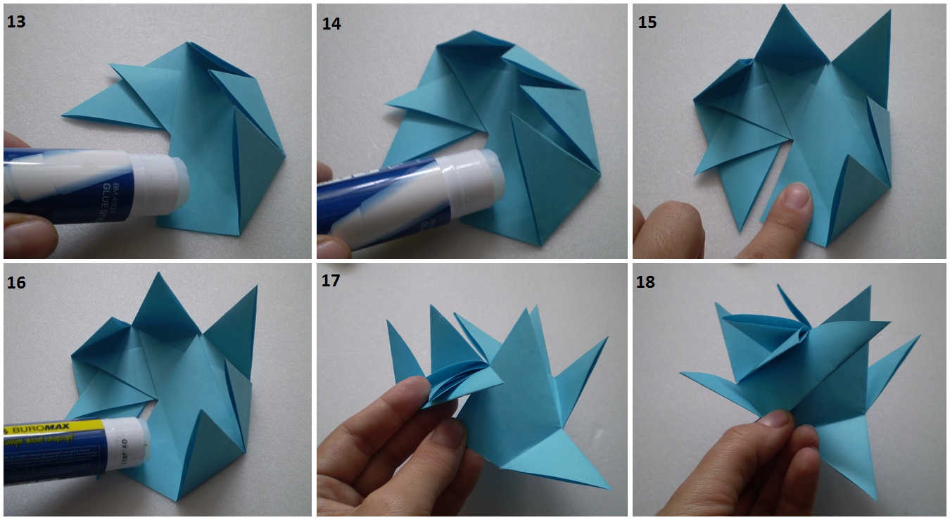 Как сделать цветок-колокольчик из бумаги