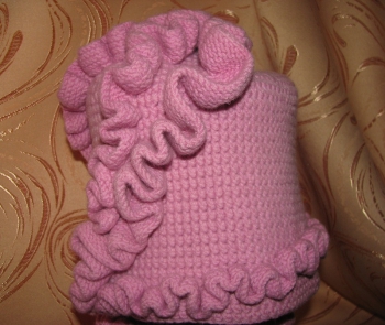 розовая шапка