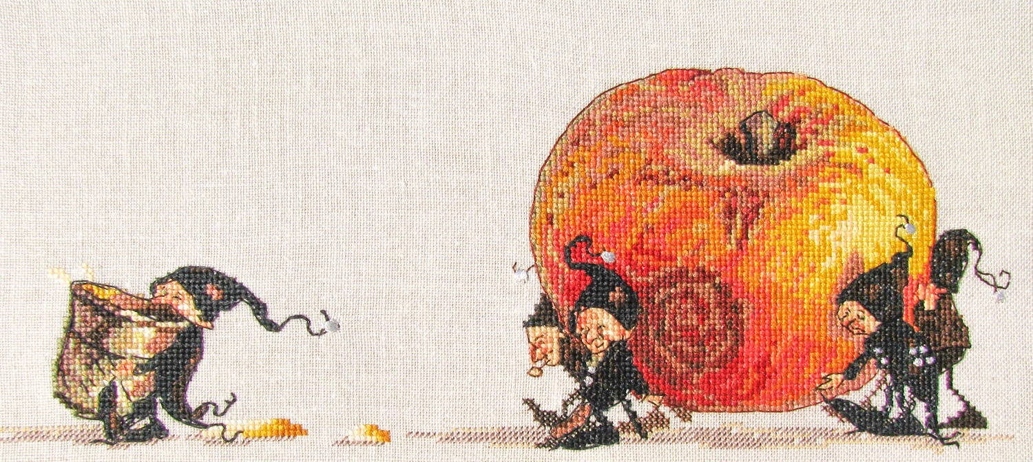 Картинки по запросу вышивка крестом яблоки