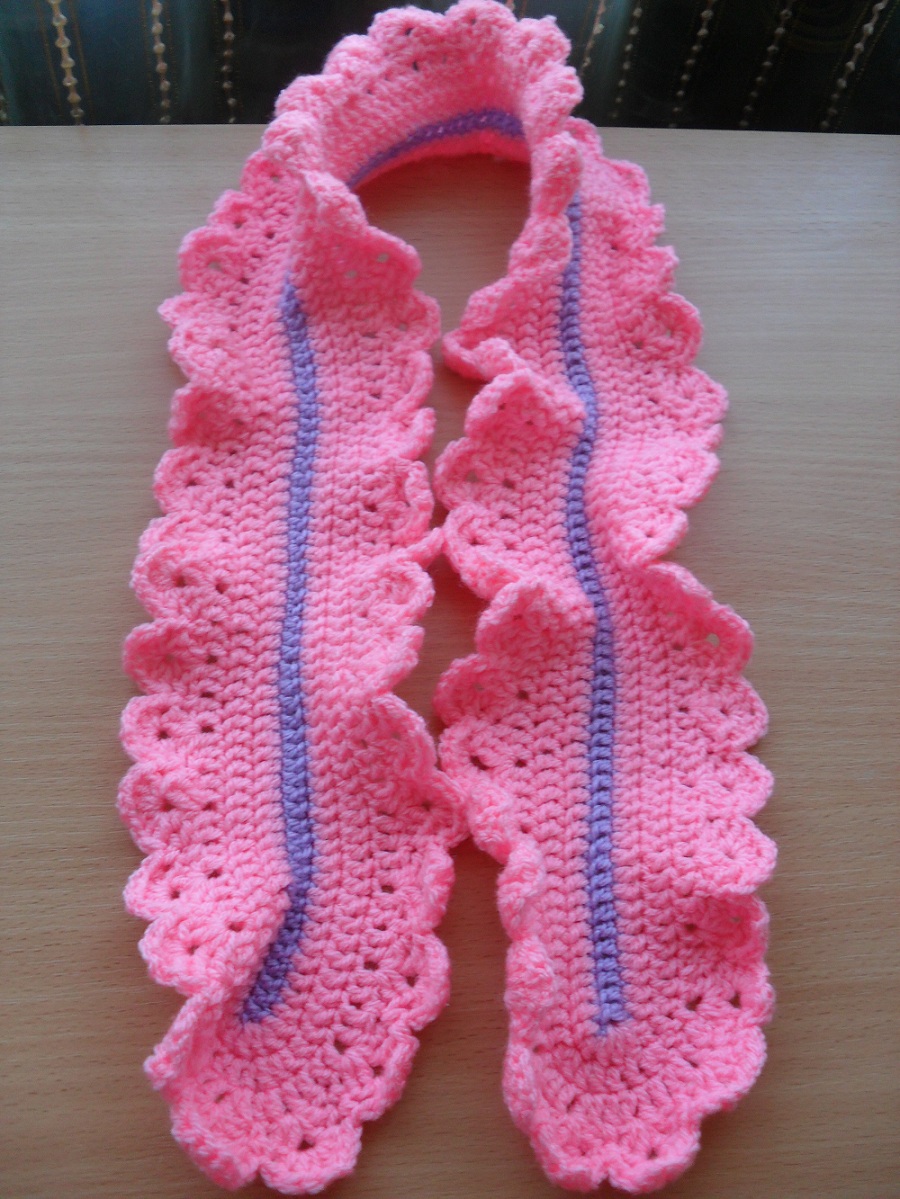 Идеи вязания детского шарфа спицами