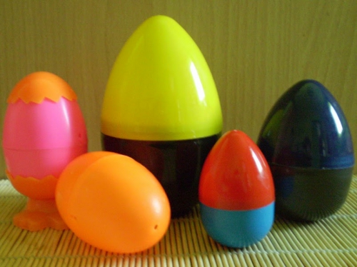 Пластиковые основы яиц для оплетения