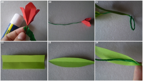 Мастер-класс изготовления цветка оригами рис. 4