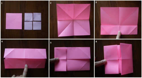Изготовление рамки оригами рис. 1