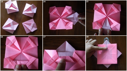 Изготовление рамки оригами рис. 8