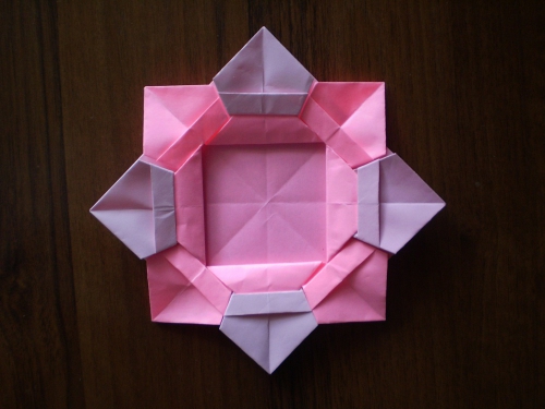 Готовая фоторамка оригами