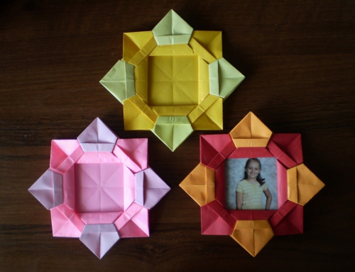 Фоторамки оригами