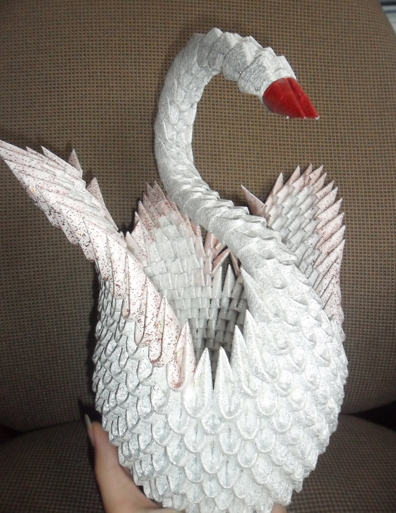 Лебедь Из Модулей | Модульное Оригами | Мастер Класс