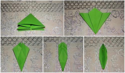 Как сделать цветок оригами
