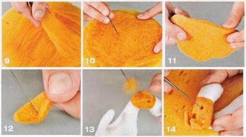 Как сделать игрушку из войлока