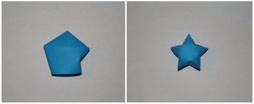 Уроки оригами для начинающих. Делаем звезду