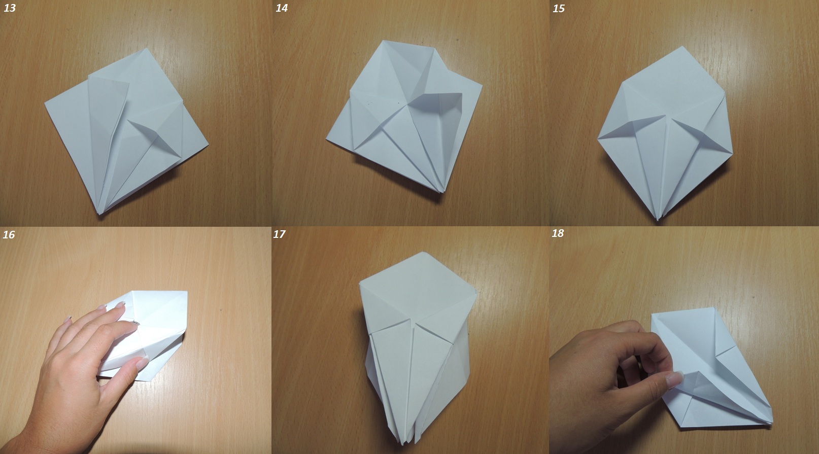 шкафчик оригами из бумаги