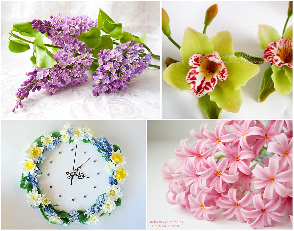 Цветы и украшения из холодного фарфора | ВКонтакте