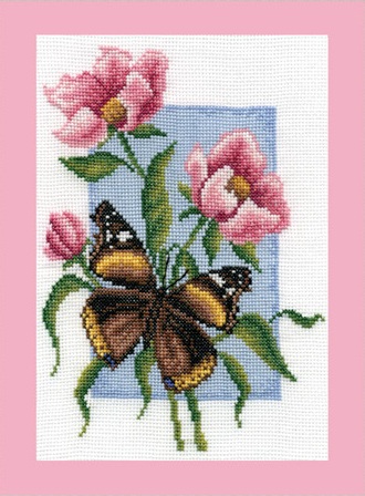 Коллекция бабочек - схема вышивки крестом скачать бесплатно