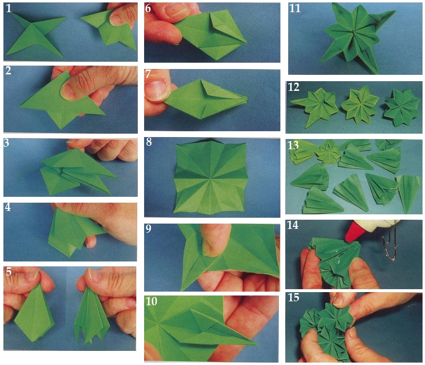 Цветущий кактус из бумаги в технике модульное оригами. Мастер-класс с пошаговыми фото
