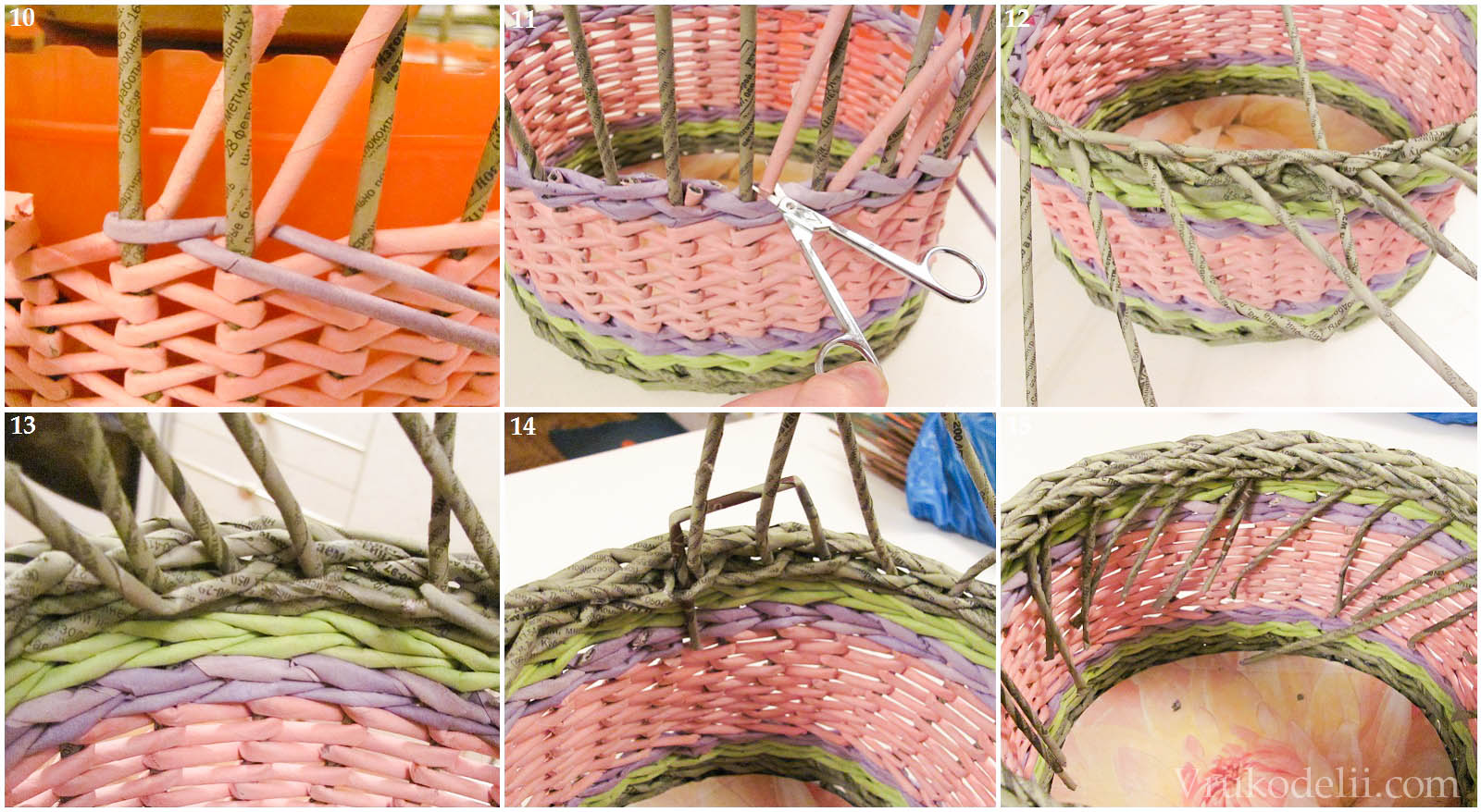 Ажурное плетение и использование необычных материалов