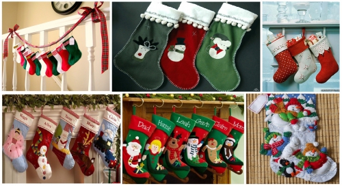 новогодние носки для подарков, носочки для декора елки, выкройка