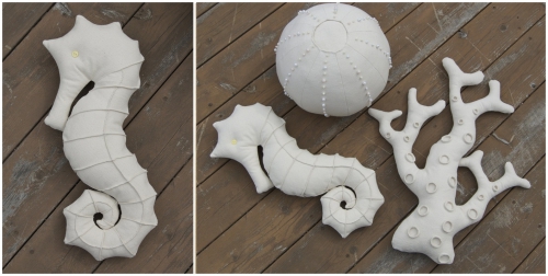 декоративная мягкая игрушка морской конек, шьем на морскую тематику, выкройка, мастер-класс, мк, МК