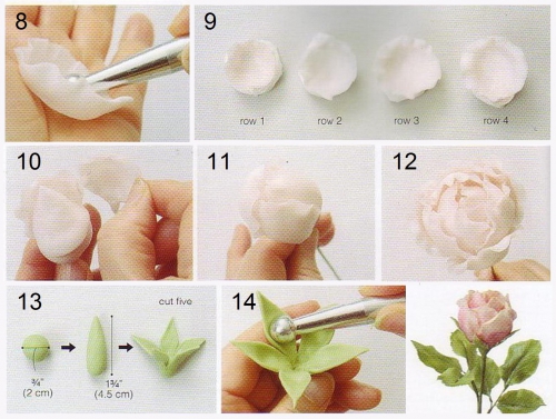 шикарный розы слепленные своими руками, лепка, мастер-класс, мк, МК, холодный фарфор, полимерная глина, пластика, лепим цветы