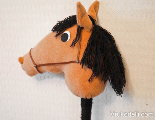 Конь на палочке своими руками, мастер-класс по пошиву игрушки