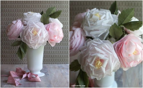 реалистичная роза из бумажных салфеток, простой и подробный мастер-класс, цветы из бумаги, розы из бумаги