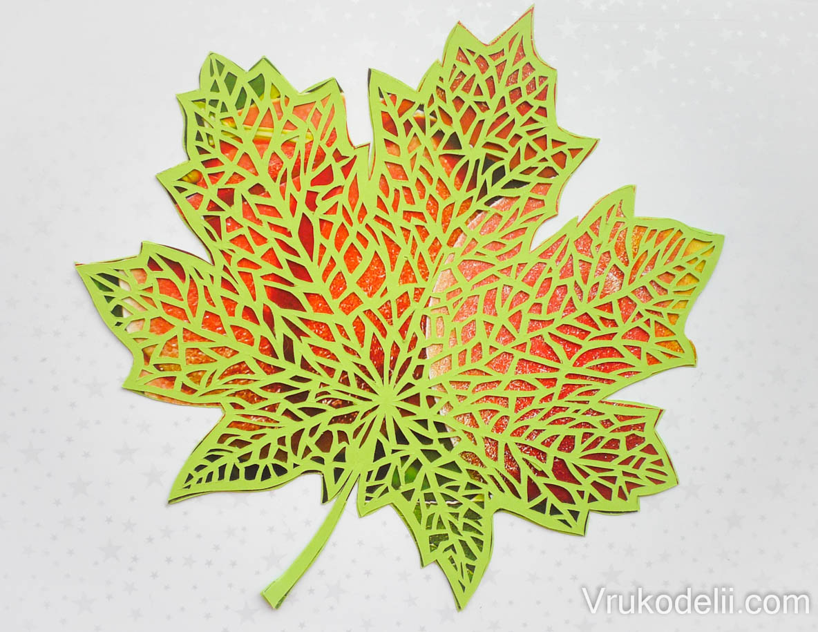 Осенние листья из бумаги: 80 шаблонов и схем