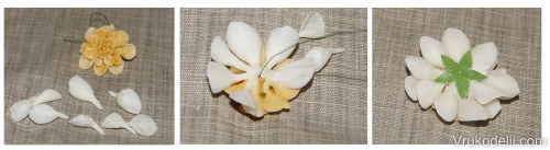 цветок из полимерной глины
