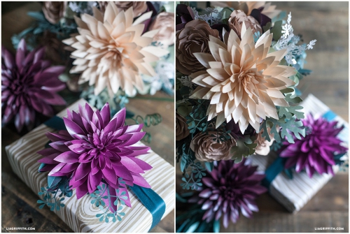 как сделать реалистичные цветы из бумаги своими руками, простой и подробный мастер-класс, мк, МК, георгины